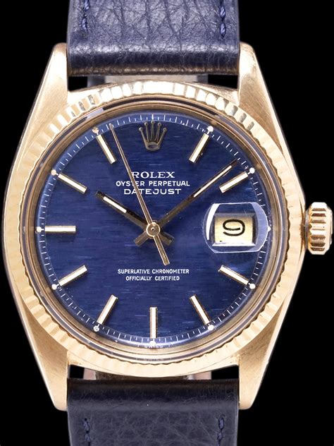 1967 rolex datejust blue|vintage rolex datejust 1601.